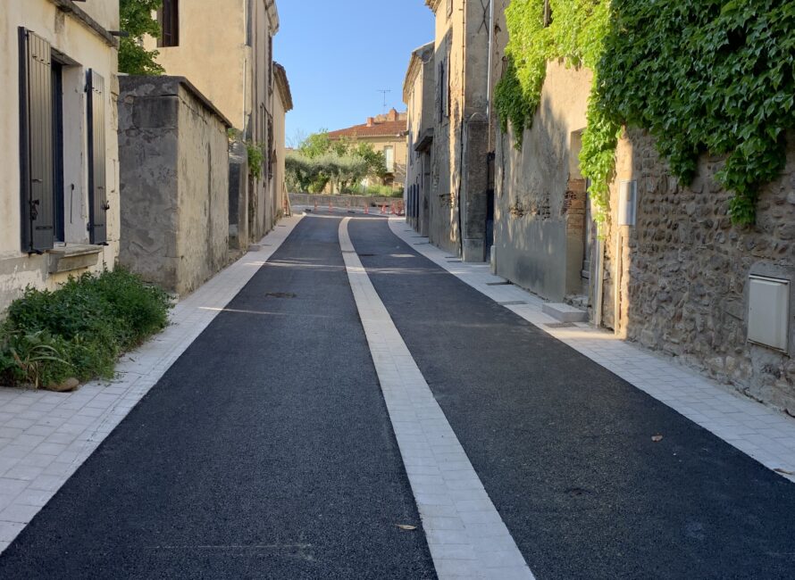 rue des vignerons rénovée